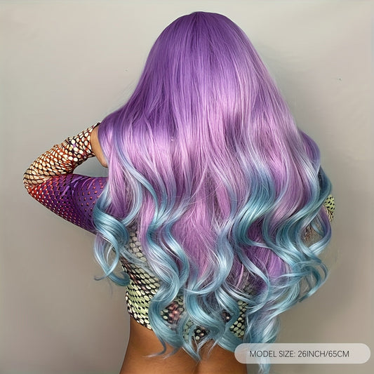 Chic Ombre Curly Wig-1