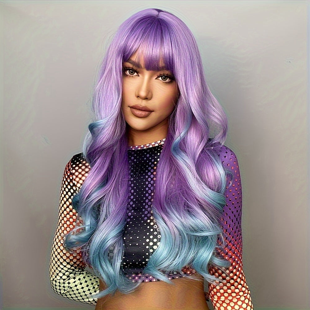 Chic Ombre Curly Wig-4