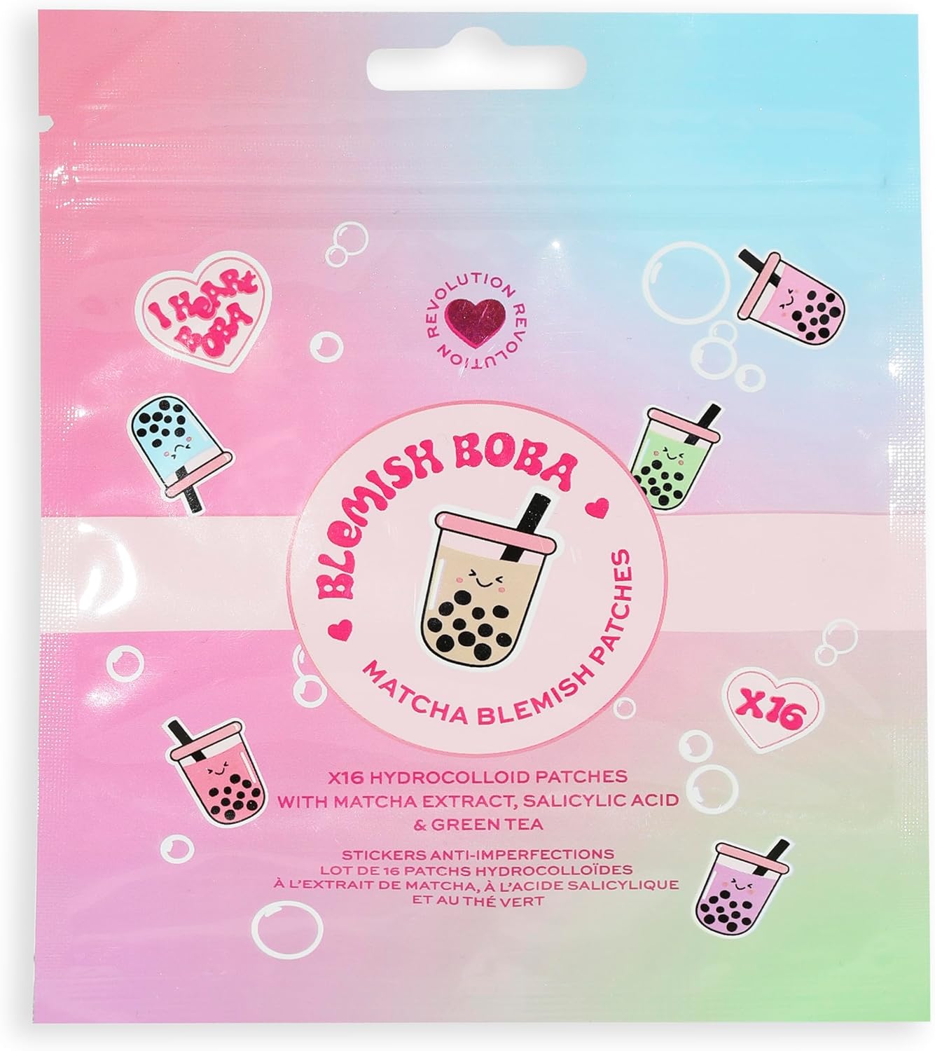Revolution Blemish Boba Matcha Blemish Patches-0