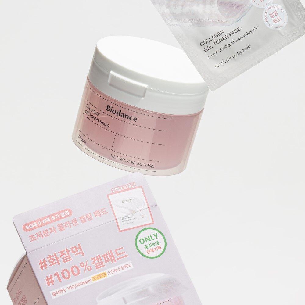 Biodance Gel Toner Pad 60 sheets (+6 sheets free) (Collagen/Ceranol)-2