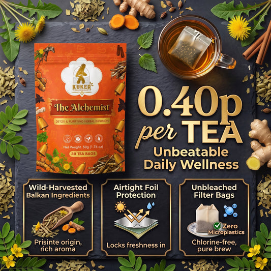 KUKER The Alchemist Botanical Detox Infusion – 30 Unbleached Tea Bags-1