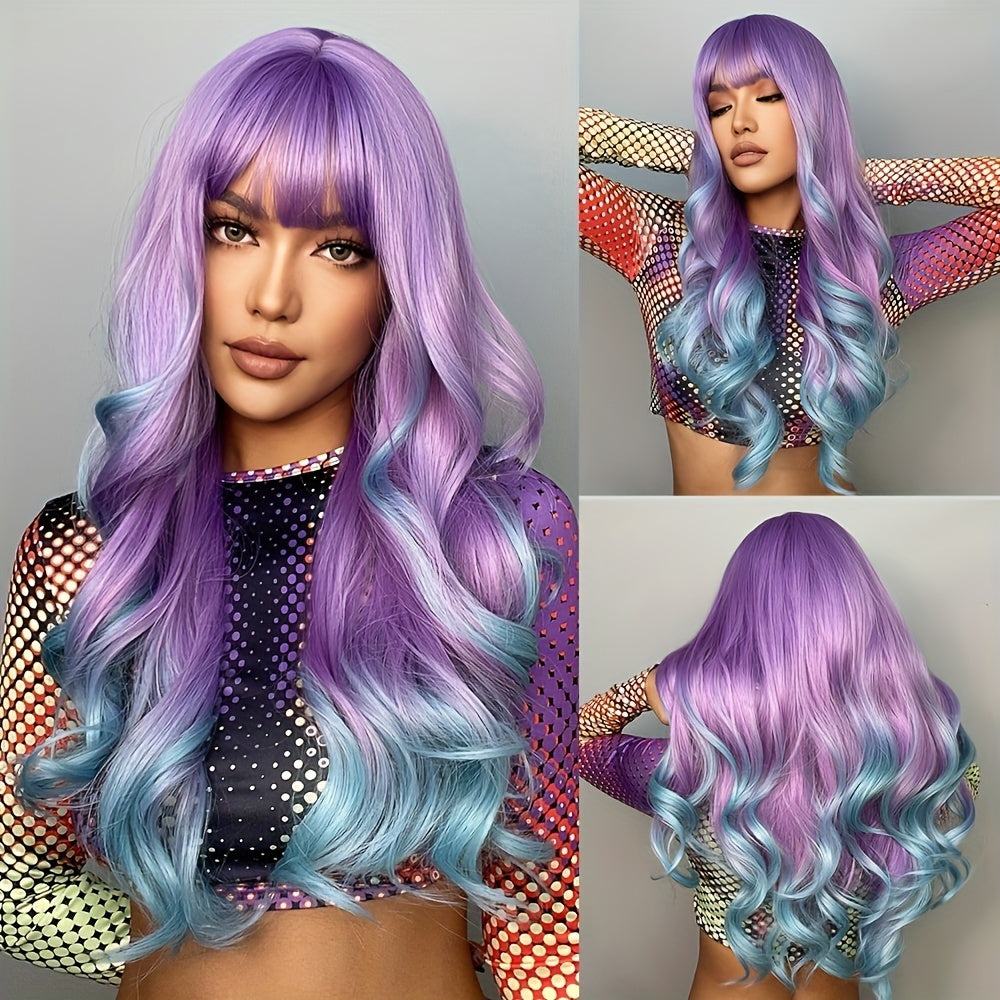 Chic Ombre Curly Wig-0