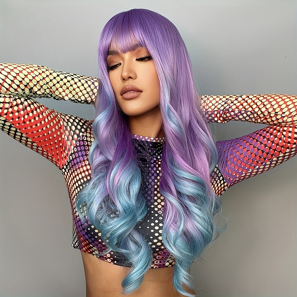 Chic Ombre Curly Wig-2