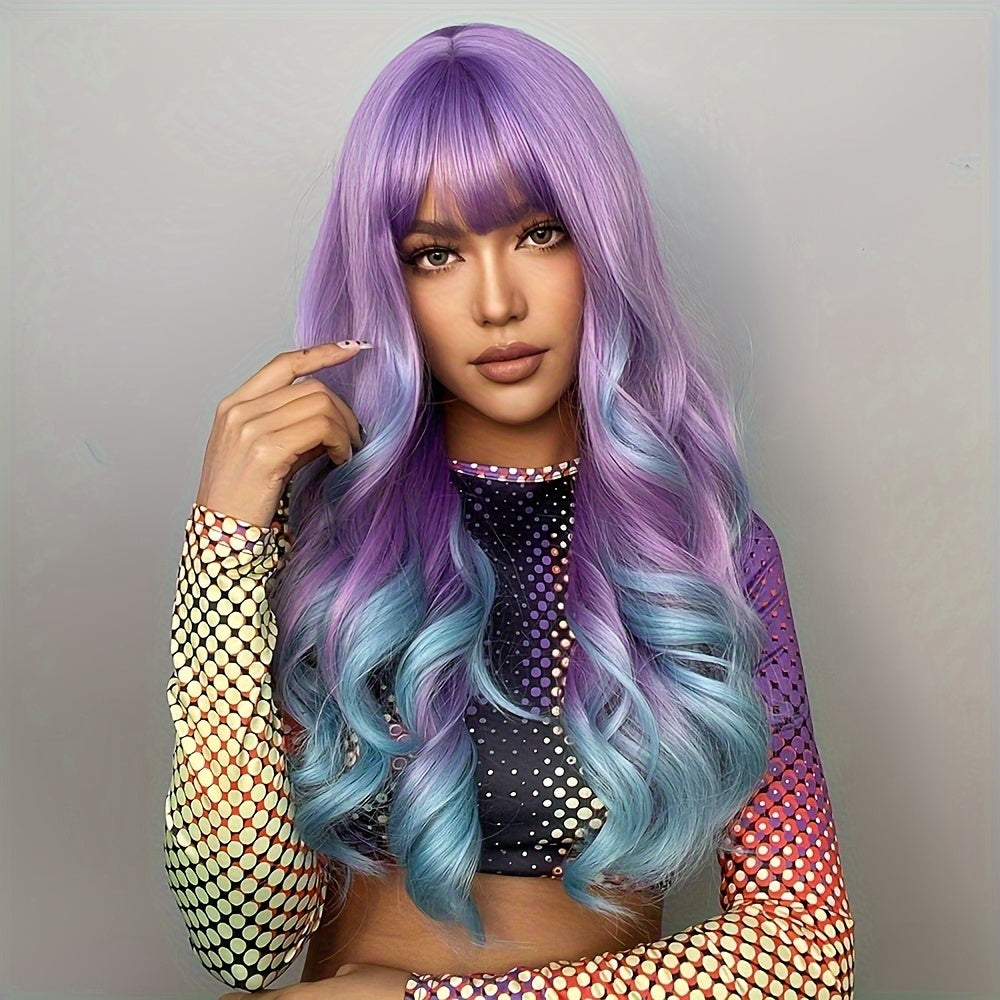 Chic Ombre Curly Wig-3