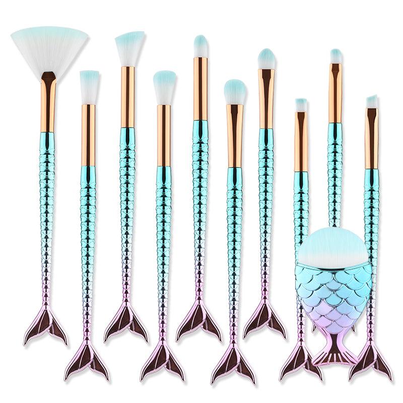 FEIYAN Mermaid Makeup Brush Set-0