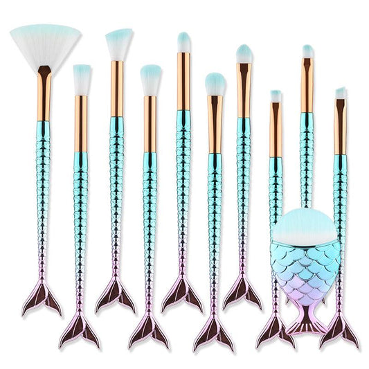 FEIYAN Mermaid Makeup Brush Set-0