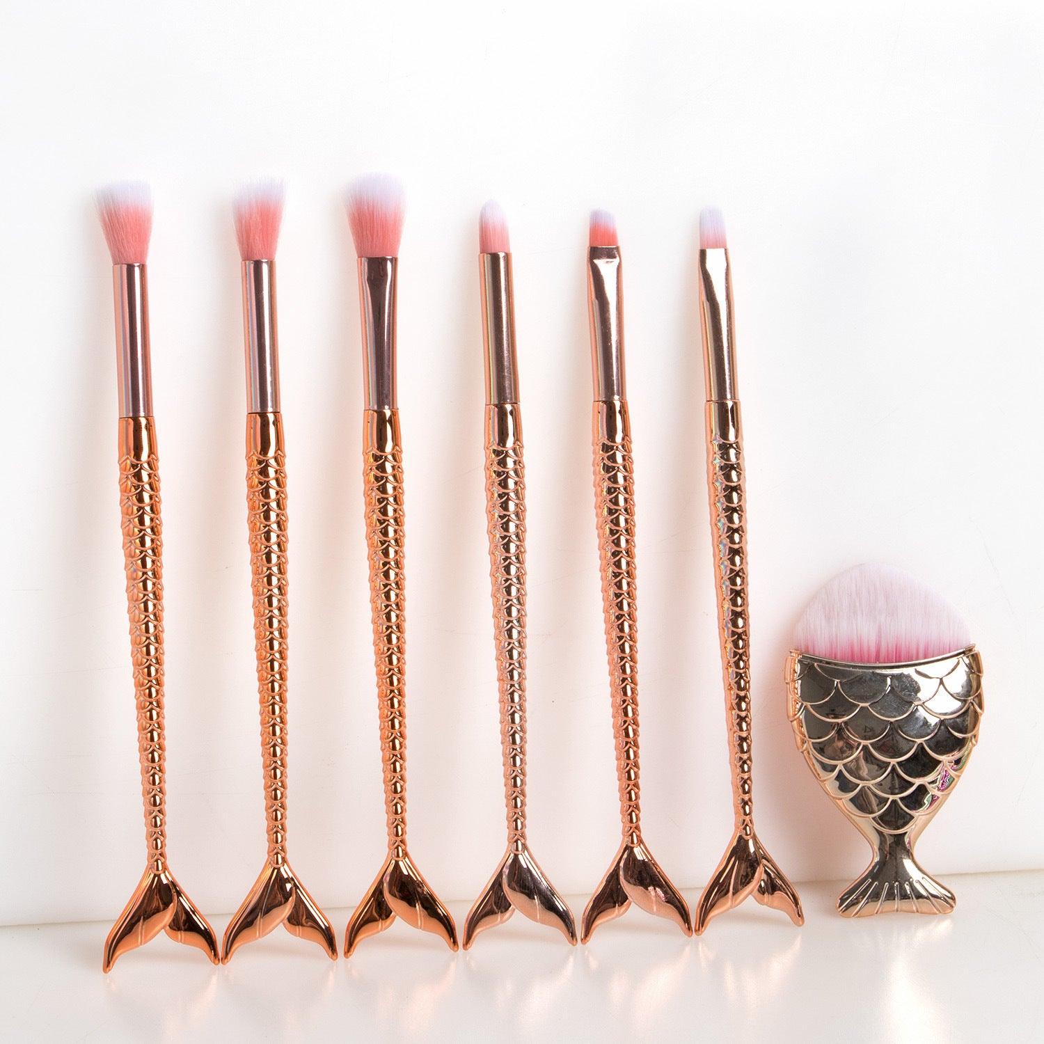 FEIYAN Mermaid Makeup Brush Set-5