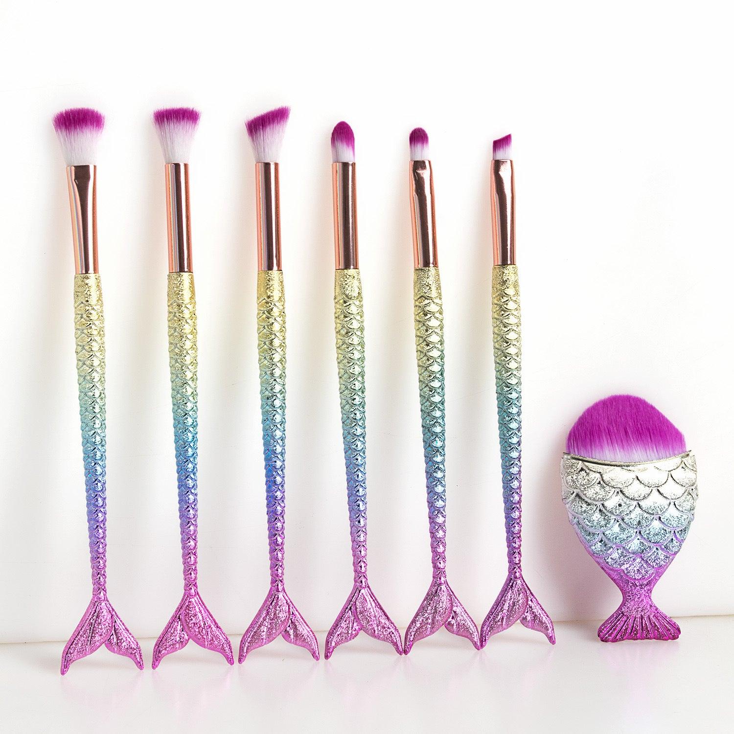 FEIYAN Mermaid Makeup Brush Set-6