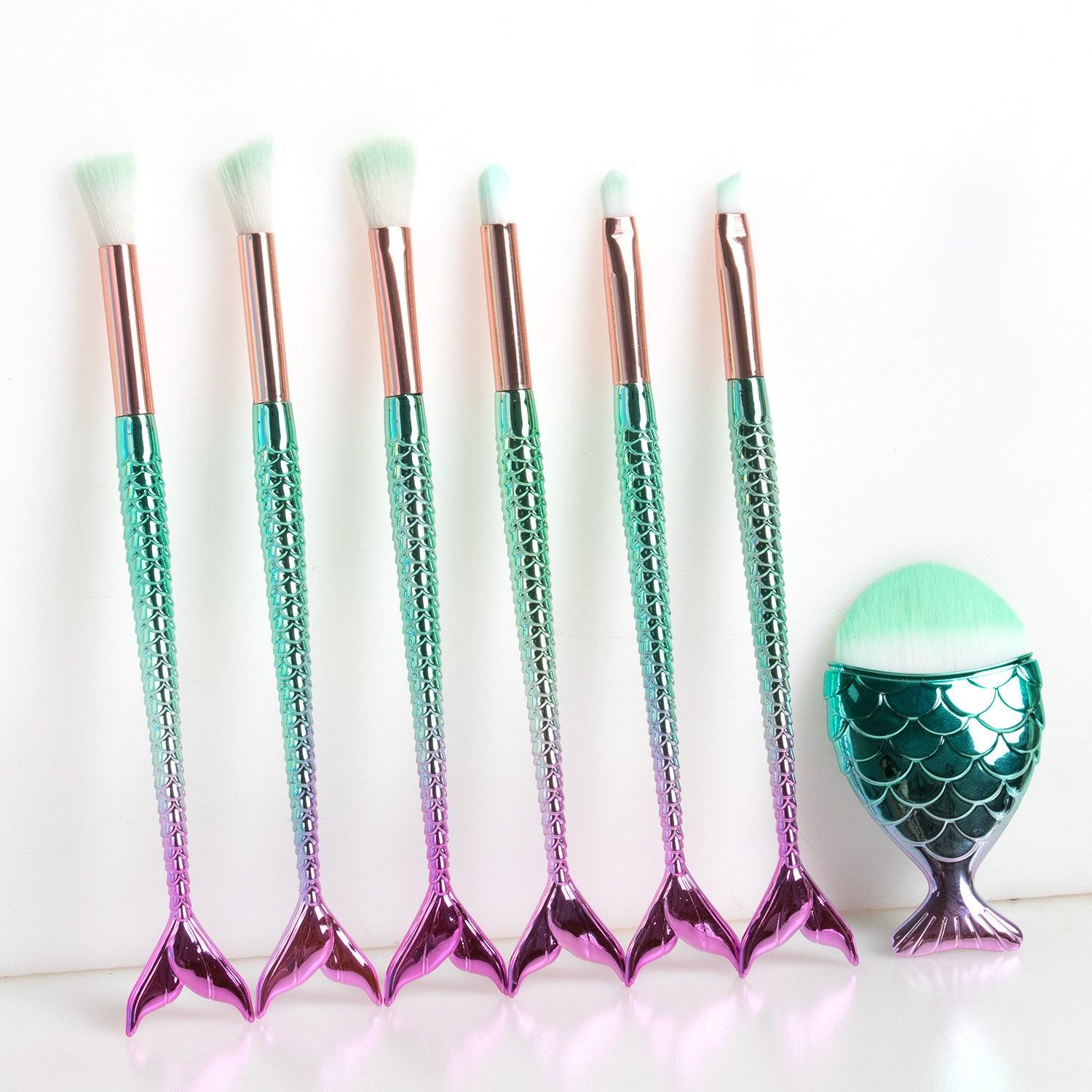 FEIYAN Mermaid Makeup Brush Set-7
