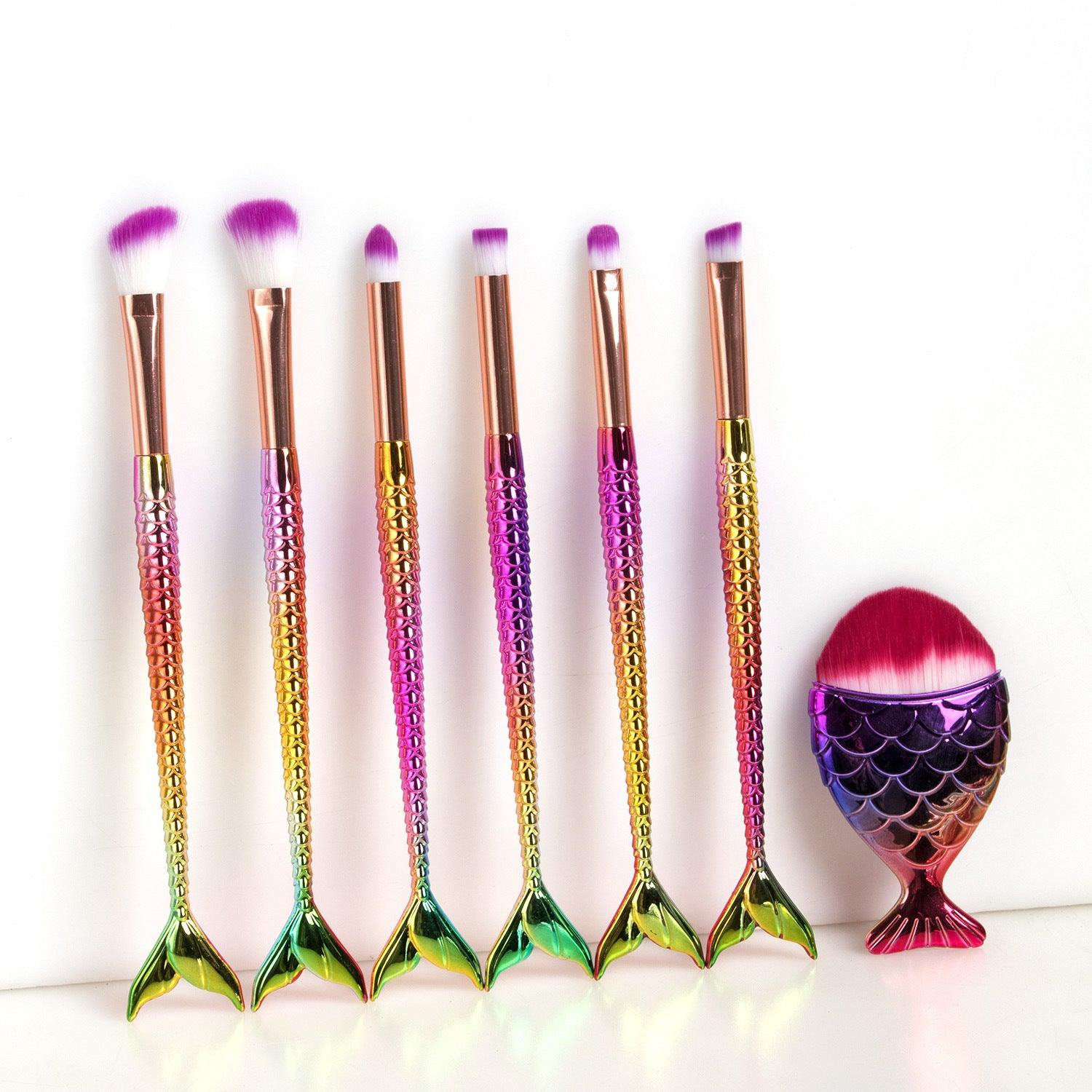 FEIYAN Mermaid Makeup Brush Set-8