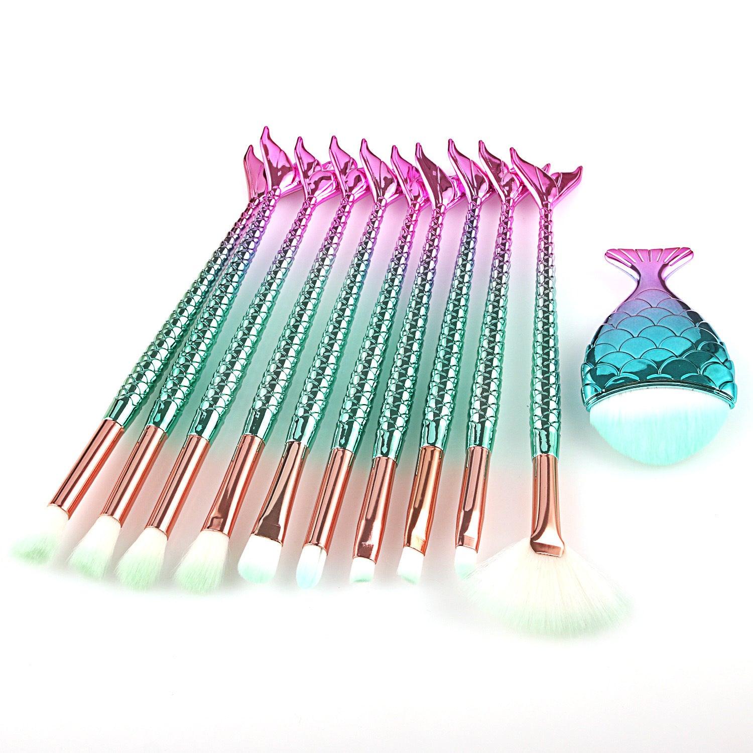 FEIYAN Mermaid Makeup Brush Set-10