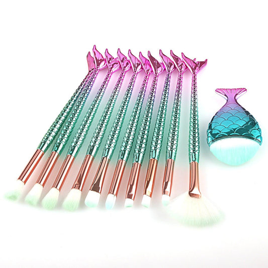 FEIYAN Mermaid Makeup Brush Set-10