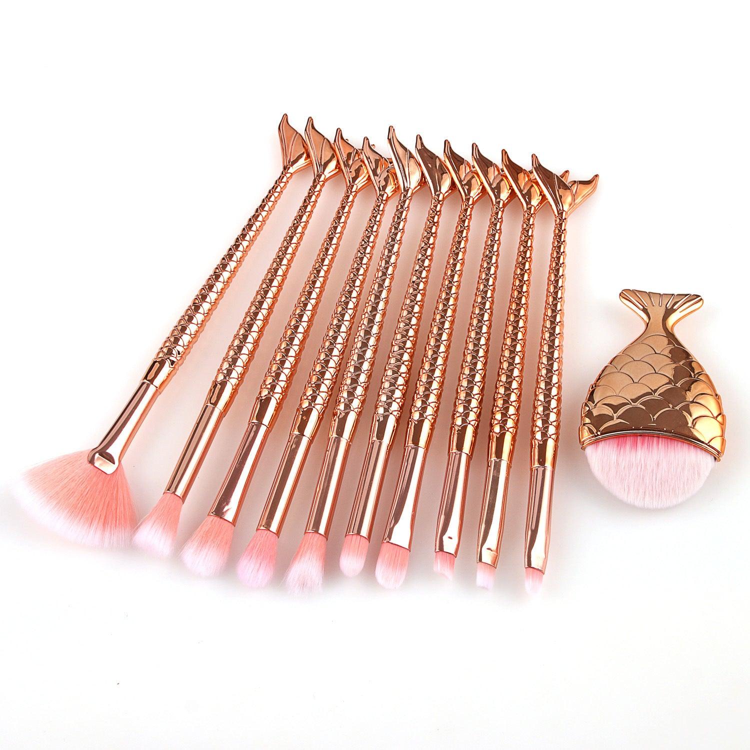 FEIYAN Mermaid Makeup Brush Set-11
