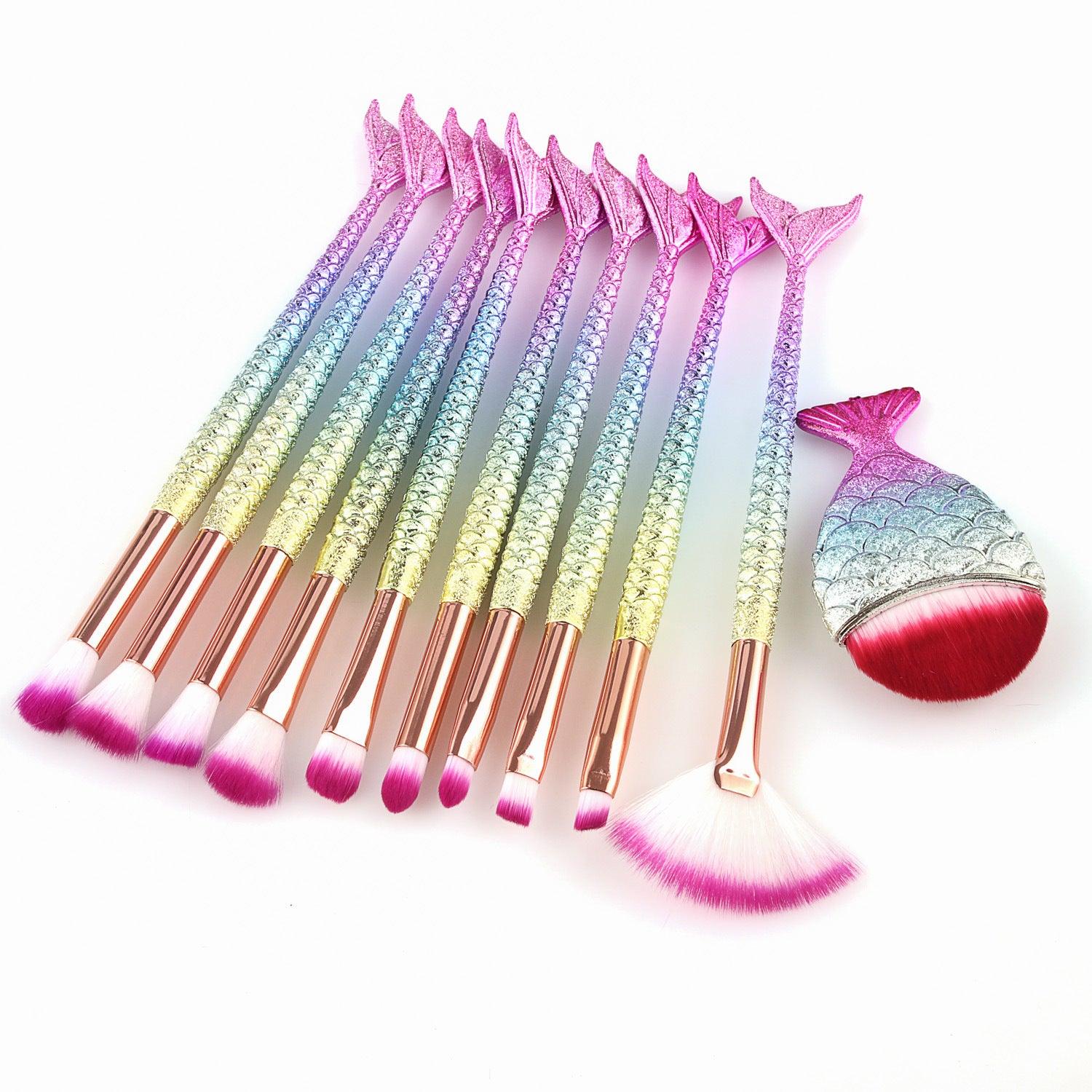 FEIYAN Mermaid Makeup Brush Set-12
