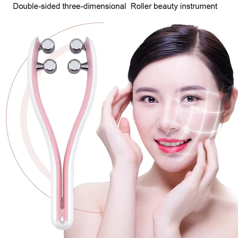 Face Lifting Roller – 3D Y-Shape Ems Microcurrent Facial roller-1