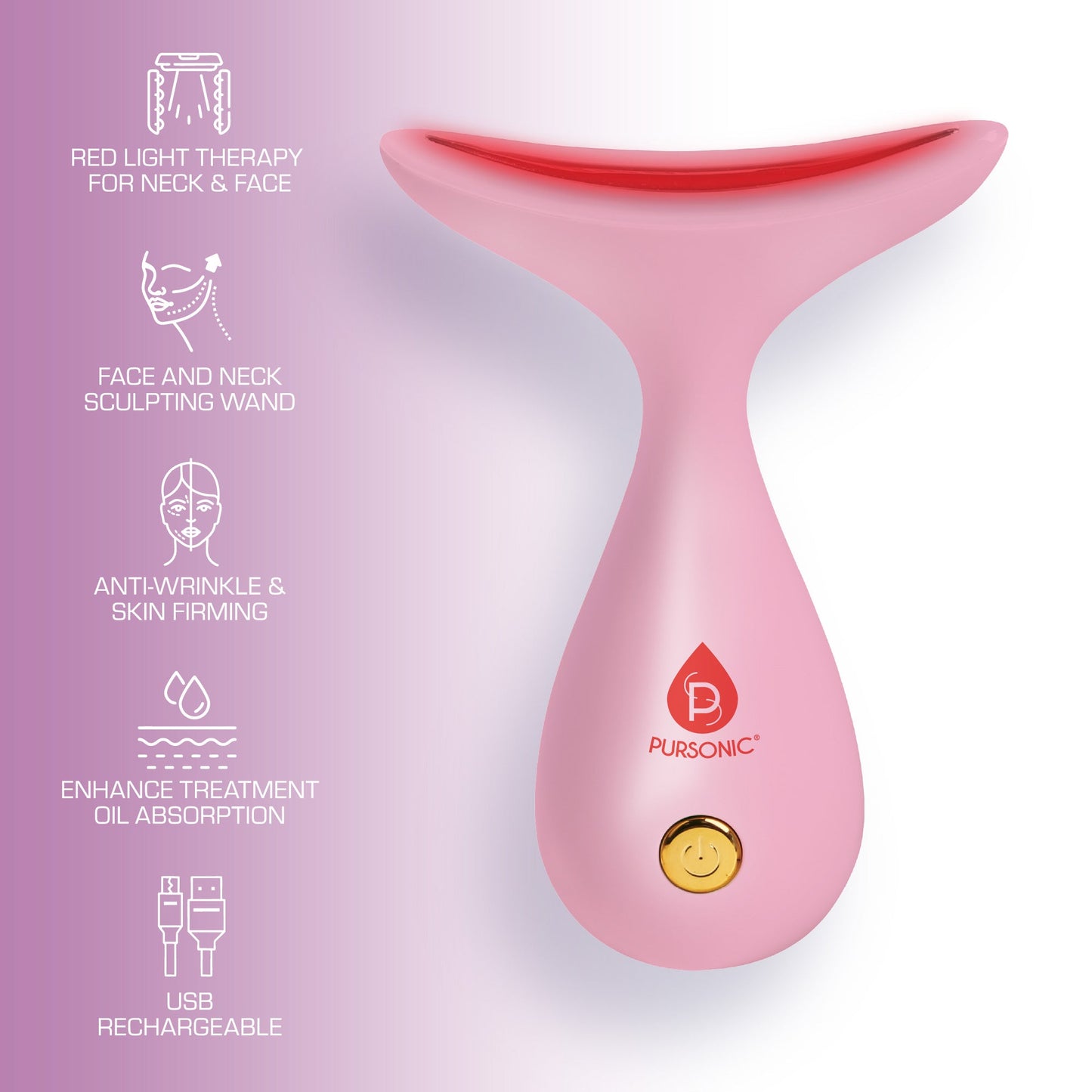 LED Light Therapy Face Mask & Sculpting Wand-1