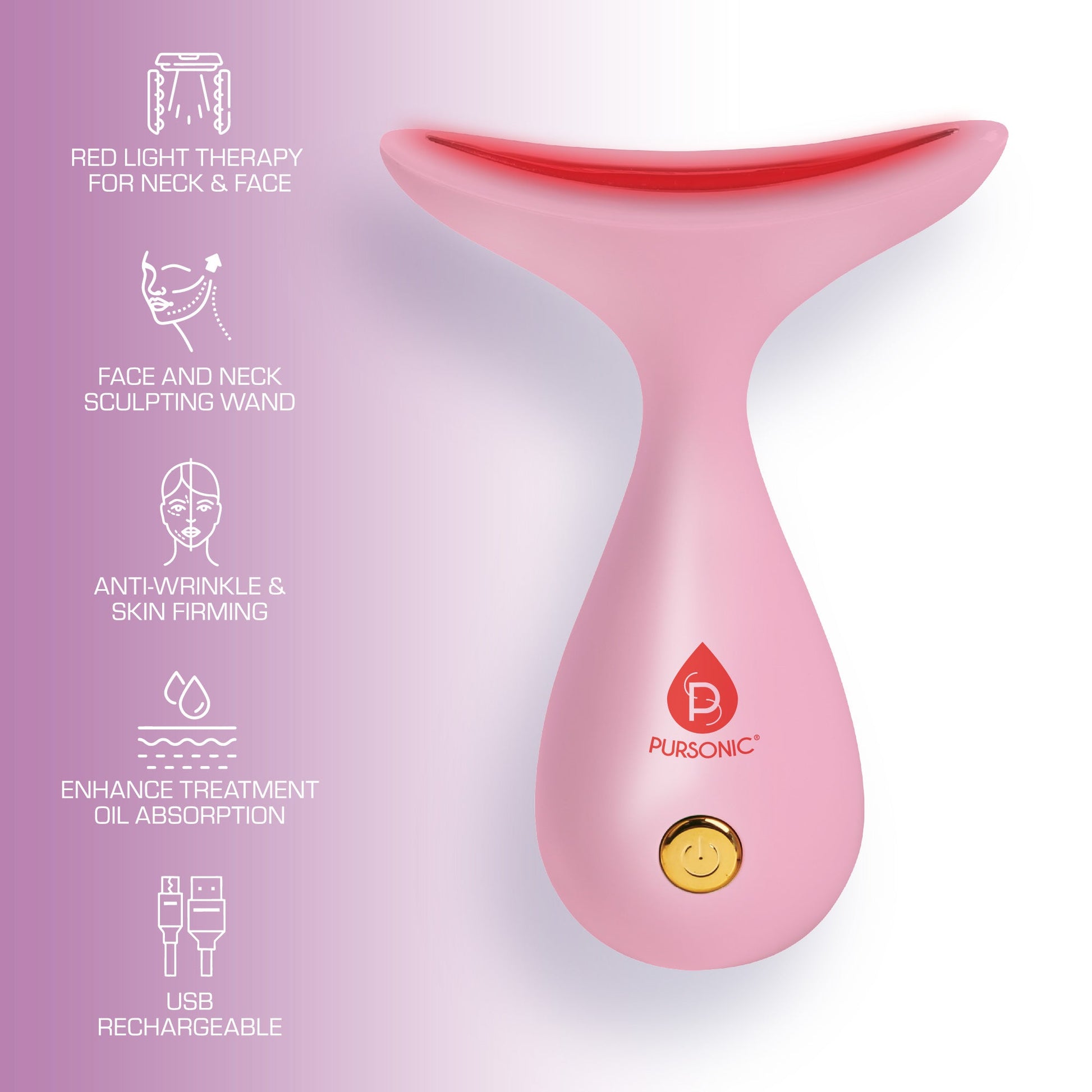 LED Light Therapy Face Mask & Sculpting Wand-1