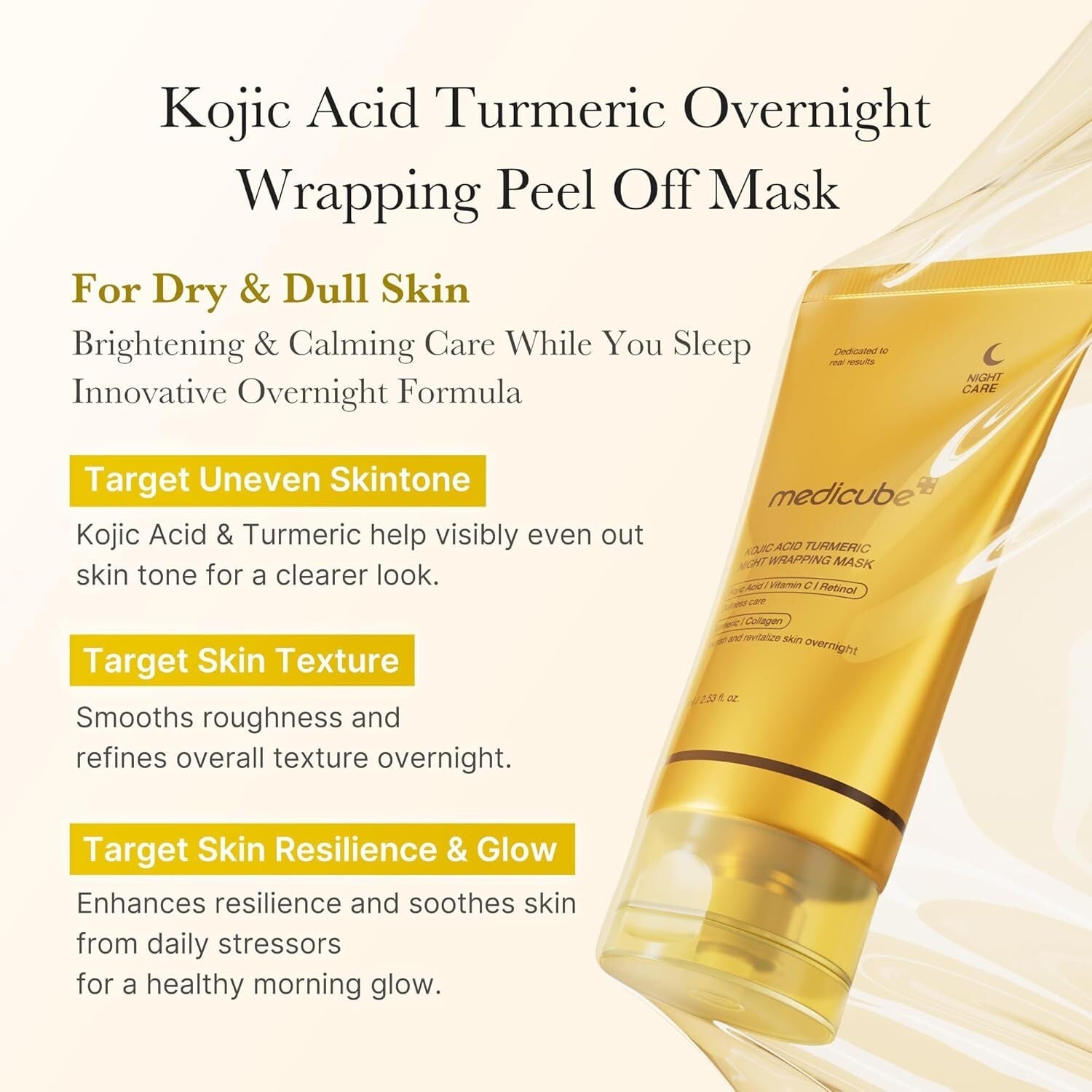 Medicube  Kojic Acid Turmeric Night Wrapping Mask-1