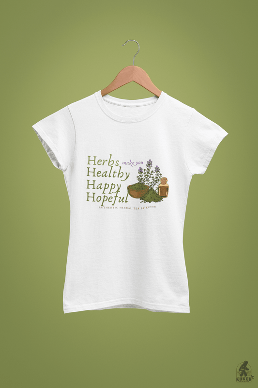 T-shirt "Herbs make you Healthy, Happy, Hopeful"-0